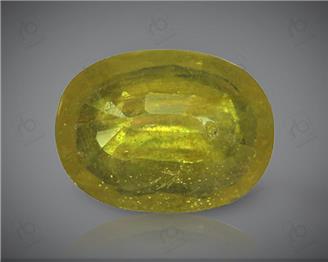 Natural Heated & Treated Yellow Sapphire Certified 3.87 (CTS) ( 71856 )